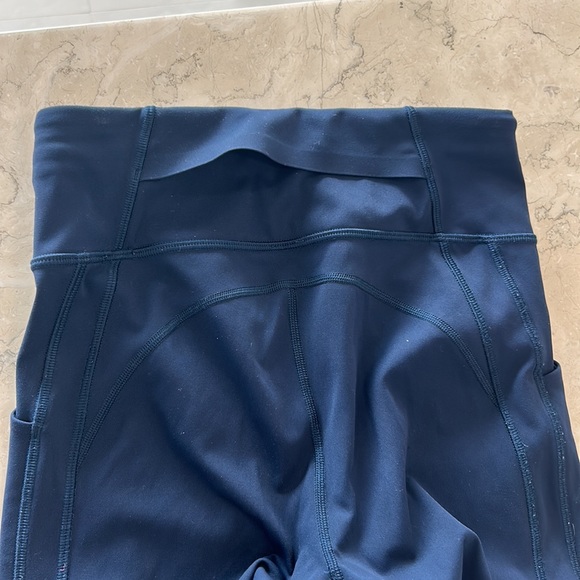 Lululemon Time To Sweat Crop *23" leggings - true navy - Picture 6 of 6